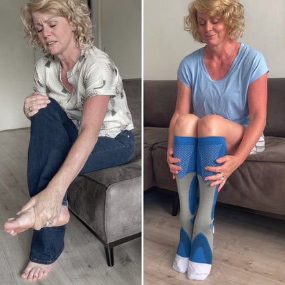 EaseFit™ Compressiesokken – Voor een moeiteloze pasvorm en ultiem comfort.
